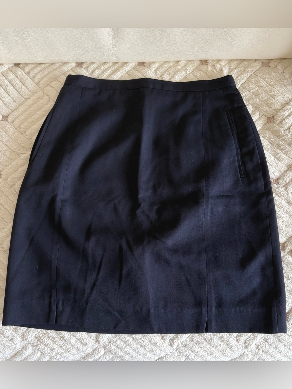 Vintage Navy A-Line Skirt